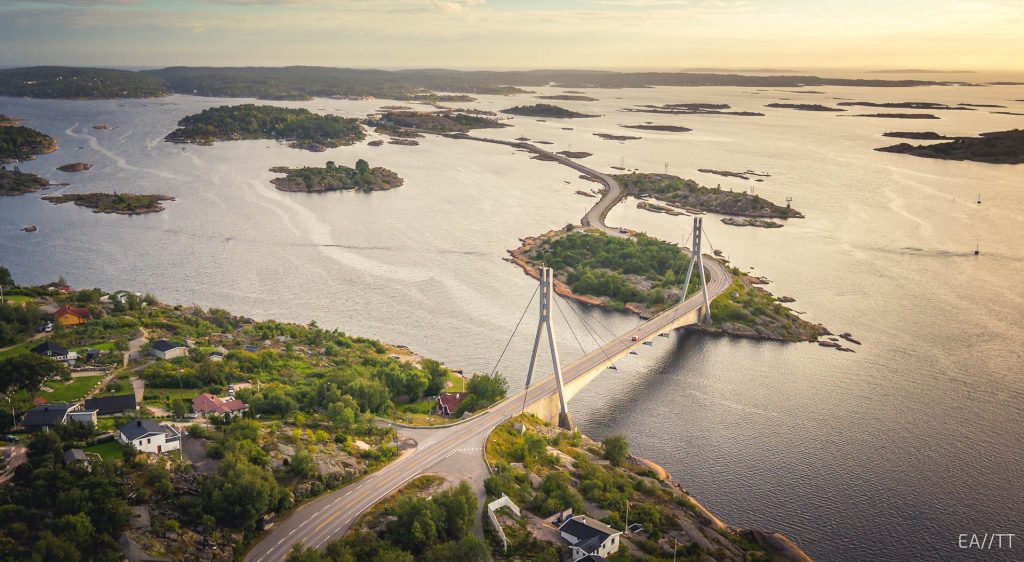 Dronefotografi fra Hvaler i Østfold
